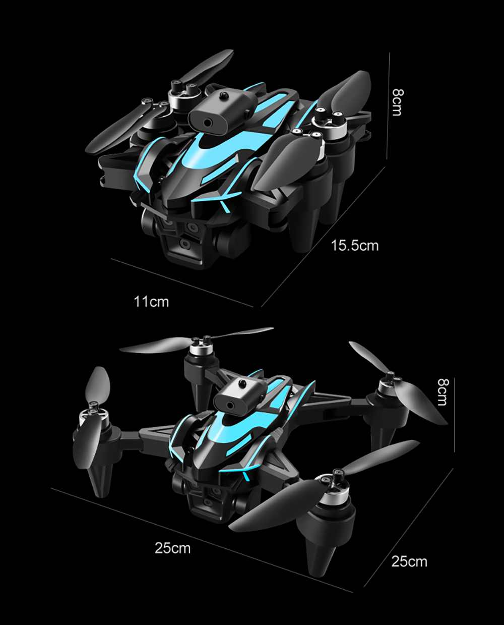 XKJ-K12-MAX-Drei-Kameras-WiFi-FPV-mit-Elektrischer-HD-3-Linse-360deg-Hindernisvermeidung-Optischer-F-2009700-21